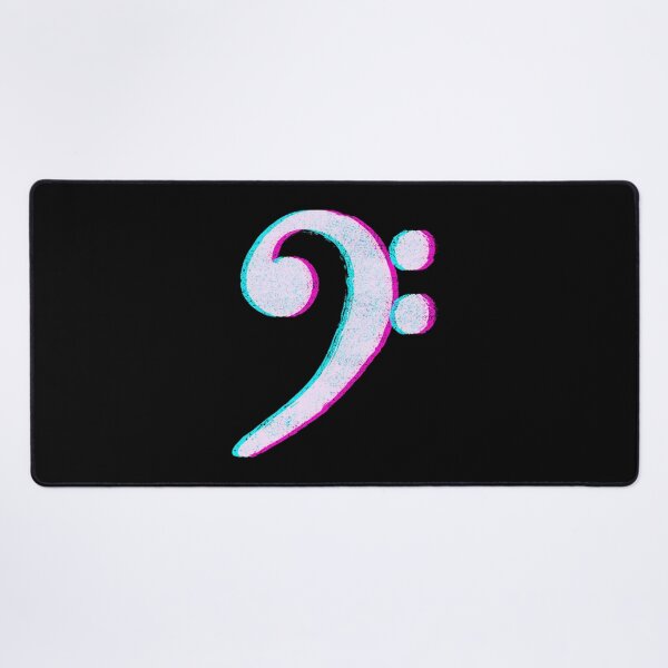 Item preview, Bass Glitch clef note clef bass clef designed and sold by TusiNio.