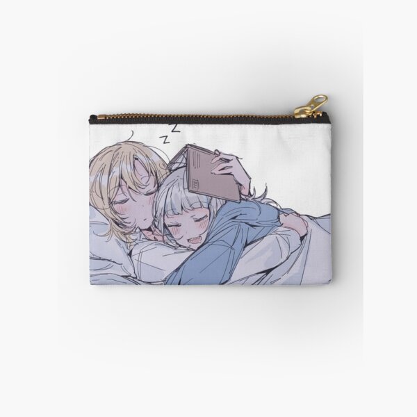 Item preview, Gura and Ame sleeping together  designed and sold by AszaAri.