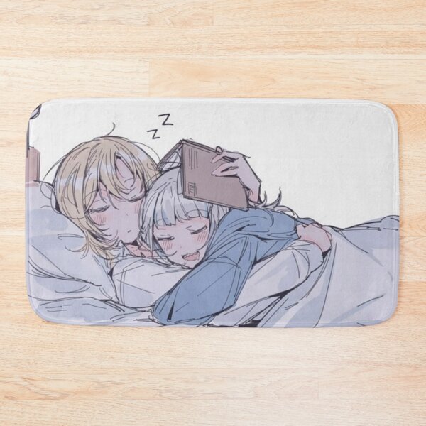 Item preview, Gura and Ame sleeping together  designed and sold by AszaAri.