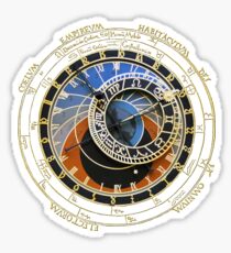 Astronomische Uhr Sticker
