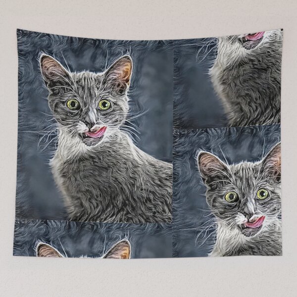 Item preview, Silly girl cat illustration premium design  designed and sold by truemoneyman.