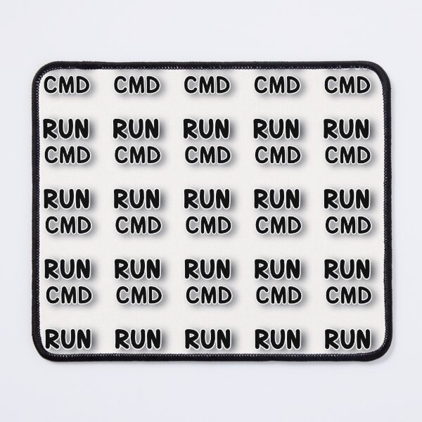 Item preview, run cmd programing (black) designed and sold by Rueydesign.