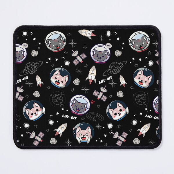 Item preview, Pets in Space on Black designed and sold by Jack-and-Winnie.