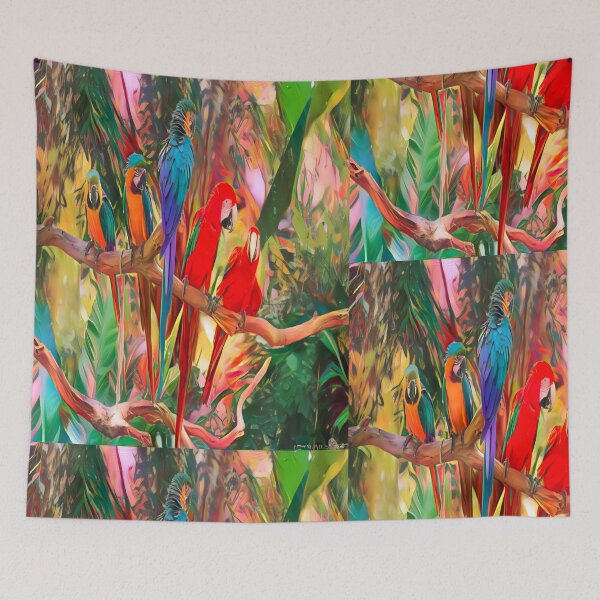 Item preview, Parrots of the Amazon illustratio premium design  designed and sold by truemoneyman.