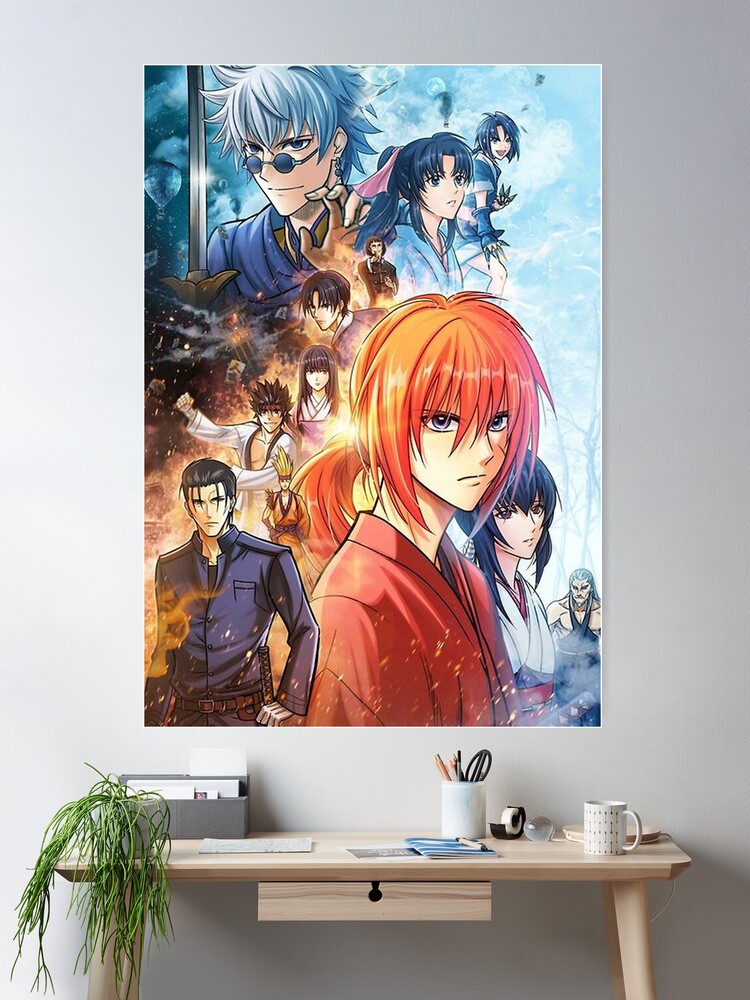 Anime Rurouni Kenshin：Meiji Kenkaku Romantan (2023) Canvas Poster Bedroom  Decor Sports Landscape Office Room Decor Gift Unframe