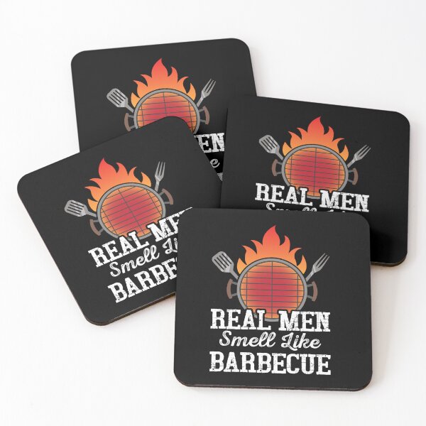 Item preview, Real Men Smell Like Barbecue designed and sold by OutLoudDesigns.