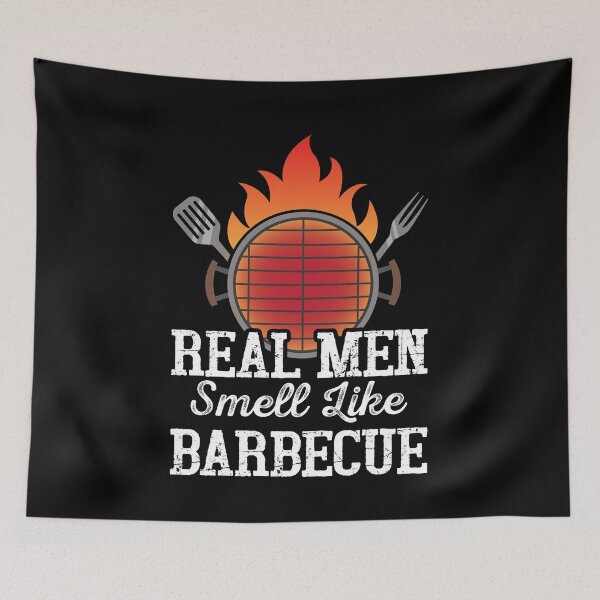 Item preview, Real Men Smell Like Barbecue designed and sold by OutLoudDesigns.