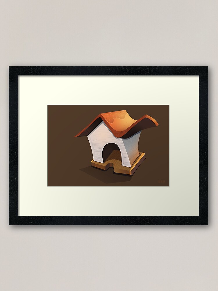 Thumbnail 2 of 7, Framed Art Print, Birdhouse designed and sold by mikehealy.