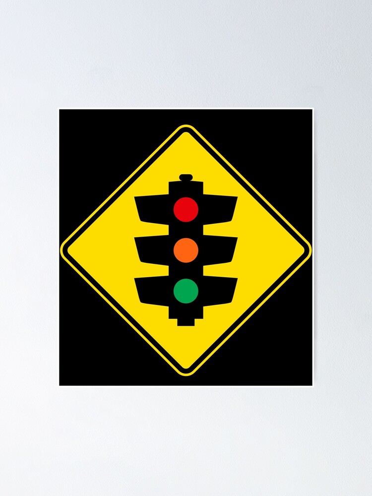 "Traffic lightsNew zealand road code" Poster for Sale by KiwiHub Redbubble