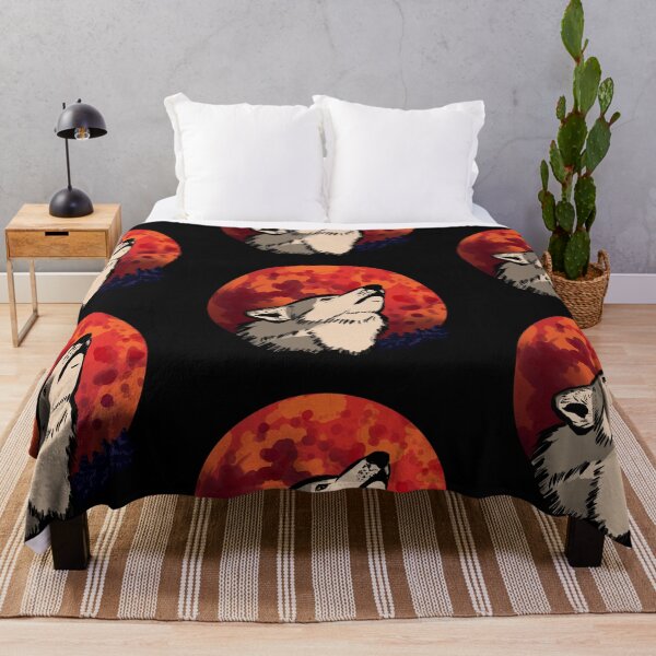 Item preview, Wolf Howling At The Strawberry Moon designed and sold by anatovas.