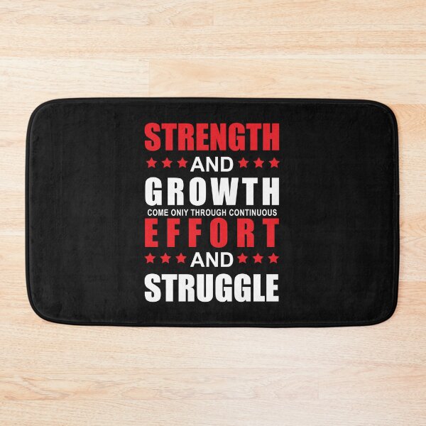 Item preview, Cute Motivational Quotes Strength, Growth, Effort And Struggle designed and sold by monica1059.