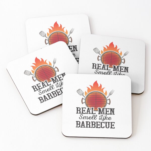 Item preview, Real Men Smell Like Barbecue, Dad, Fathers designed and sold by OutLoudDesigns.