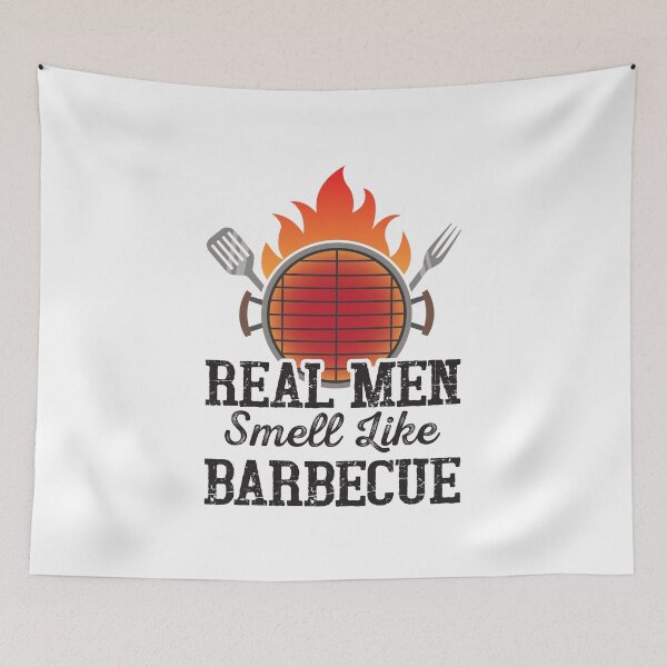 Item preview, Real Men Smell Like Barbecue, Dad, Fathers designed and sold by OutLoudDesigns.