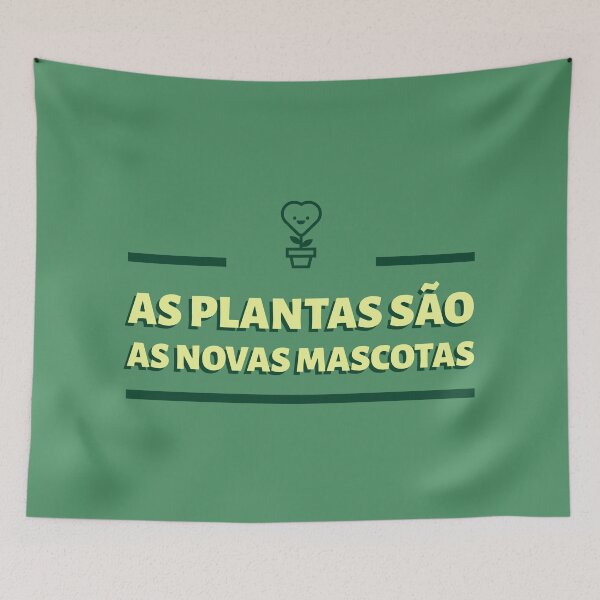 Item preview, AS PLANTAS SÃO AS NOVAS MASCOTAS designed and sold by AladdinMktgs.