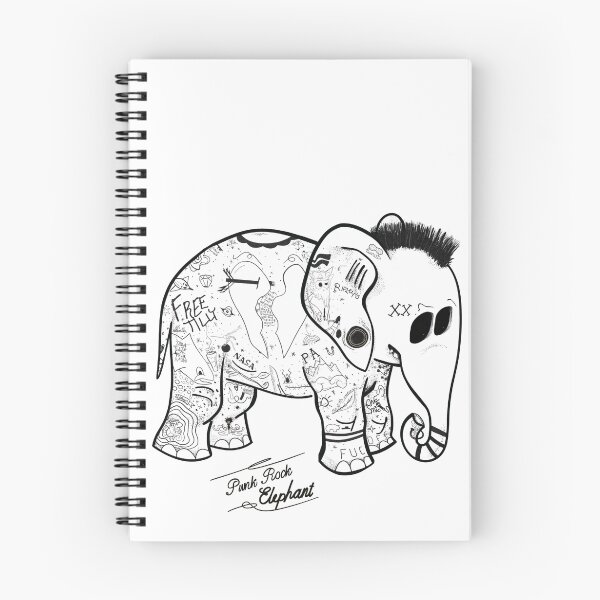 Item preview, Punk Rock Elephant designed and sold by markelrayes.