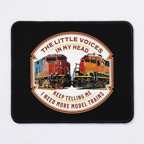 Item preview, The Little Voices in My Head - I Need More Model Trains designed and sold by TheTrainRoom.