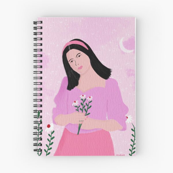 Item preview, Woman with Daisies Watercolor Illustration  designed and sold by NAYANA S KUMAR.