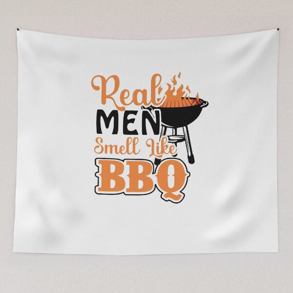 Item preview, Real Men Smell Like Barbecue, Grill Dad, Fathers designed and sold by OutLoudDesigns.