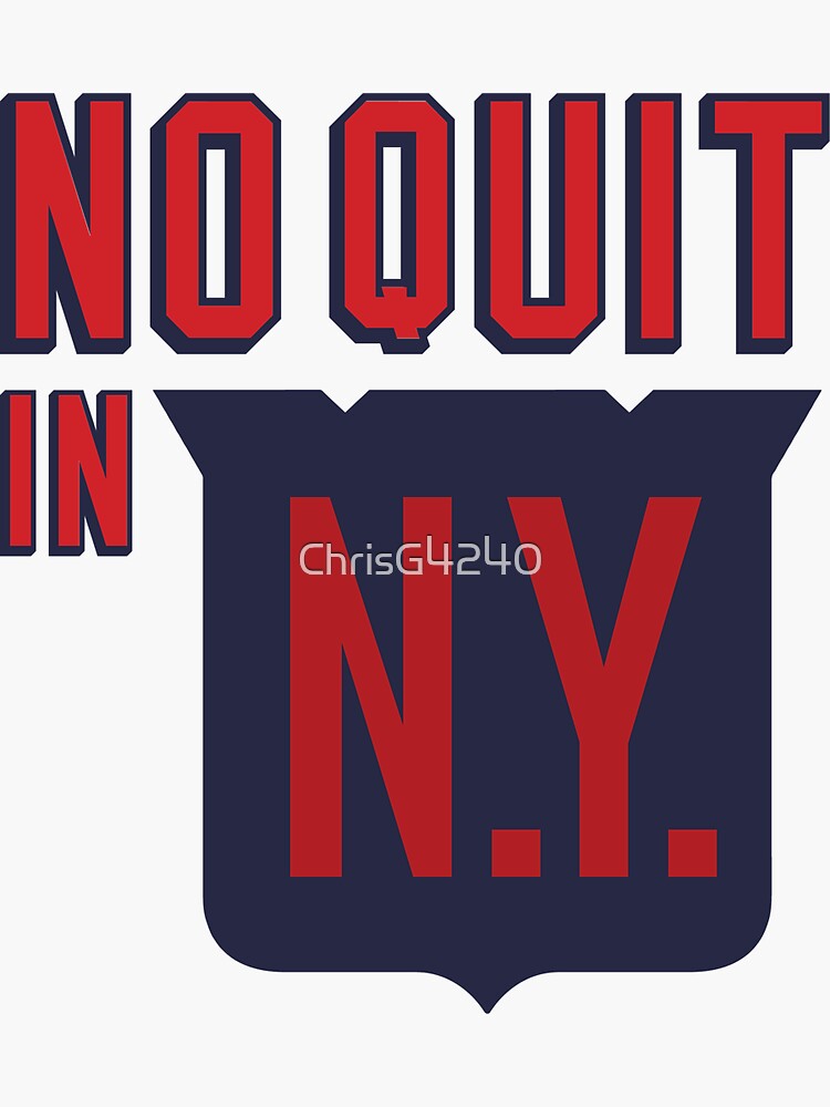 No Quit in New York, Hoodie / Large - NHL - Sports Fan Gear | breakingt