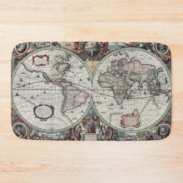 Item preview, Nova totius Terrarum Orbis Mapa del mundo antiguo designed and sold by edleon.