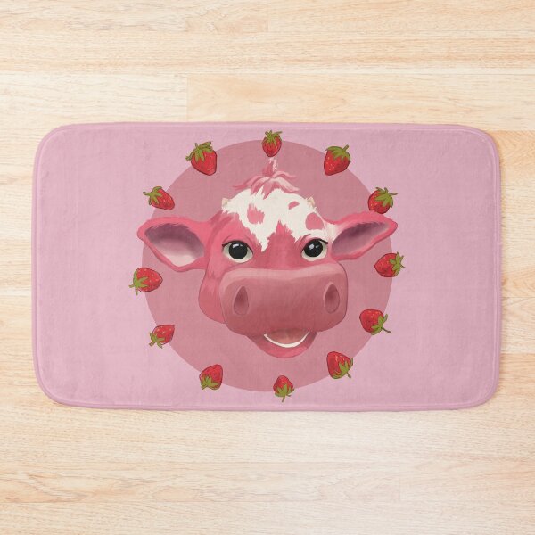 Item preview, Strawberry Cow Circle designed and sold by anatovas.