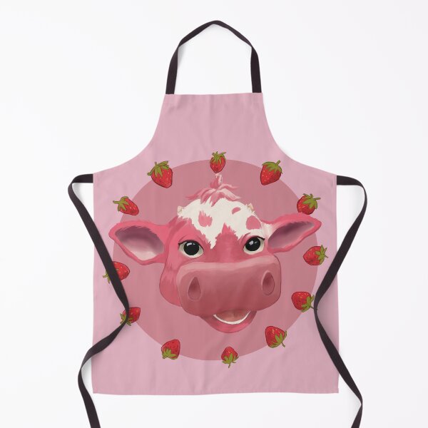 Item preview, Strawberry Cow Circle designed and sold by anatovas.