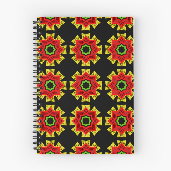 Item preview, Red Sunflower Ankara Pattern designed and sold by IgboProverbs.