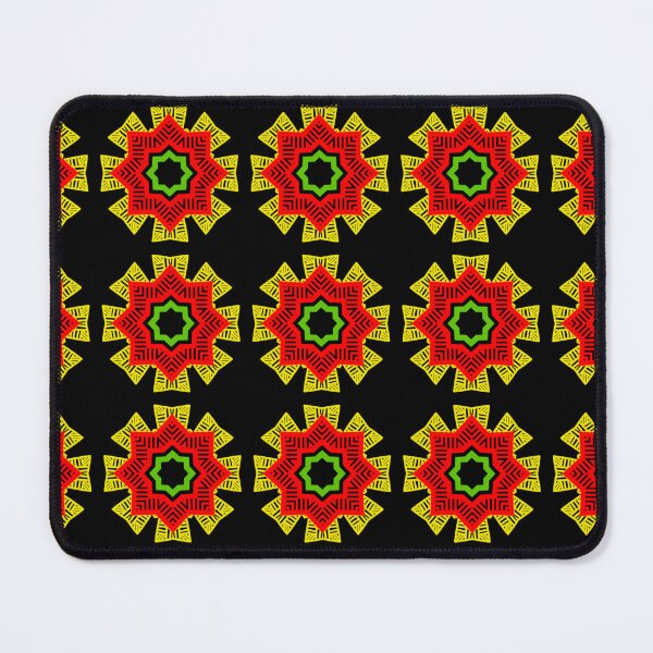 Item preview, Red Sunflower Ankara Pattern designed and sold by IgboProverbs.