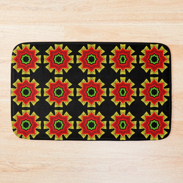 Item preview, Red Sunflower Ankara Pattern designed and sold by IgboProverbs.