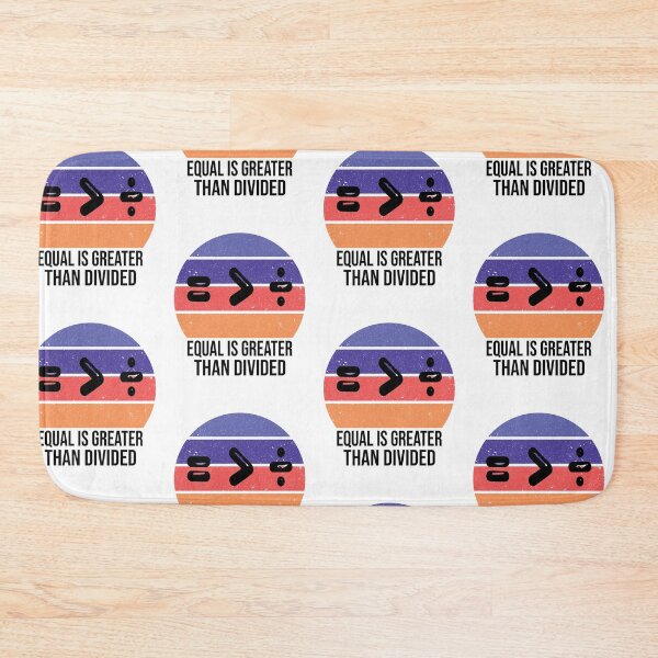 Item preview, Equal Is Greater Than Divided ,Funny Sunset Gift designed and sold by pedrored369.