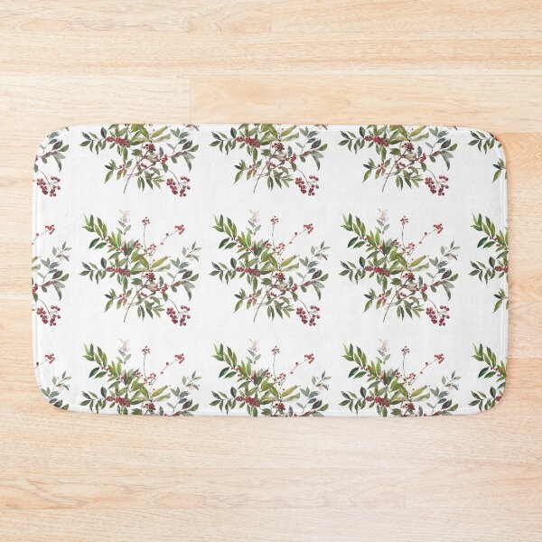 Item preview, Winter Berries Holly Berries designed and sold by WildAliceArt.