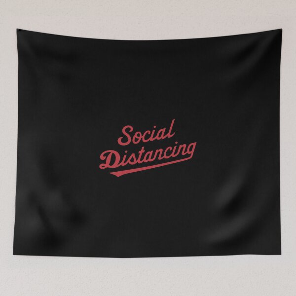 Item preview, Social Distancing Script - Whiteblackred 2 Classic T-Shirt designed and sold by yeseniaval.
