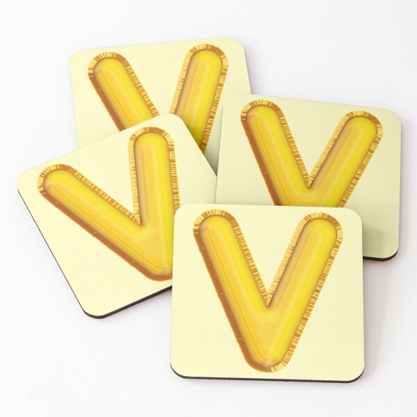 Item preview, Golden Balloon Alphabet latter V designed and sold by TheBrotherHouse.