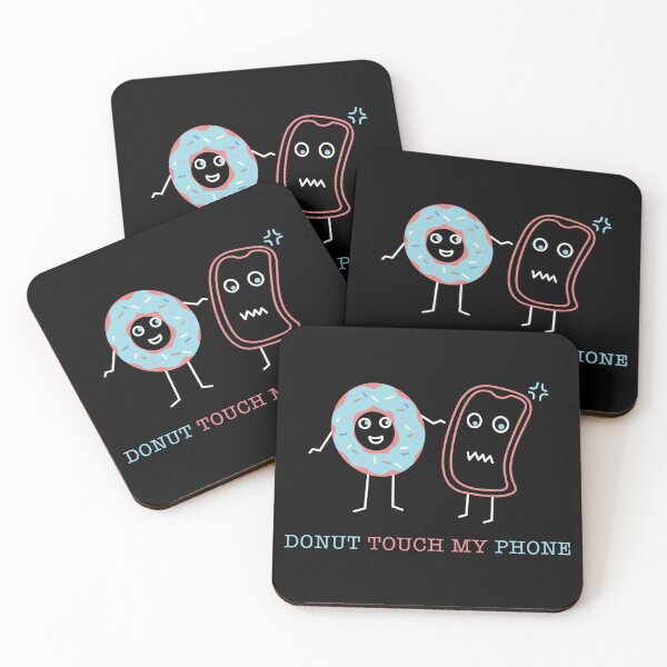 Item preview, DONUT TOUCH MY PHONE | DO NOT TOUCH MY PHONE designed and sold by simonlidesign.