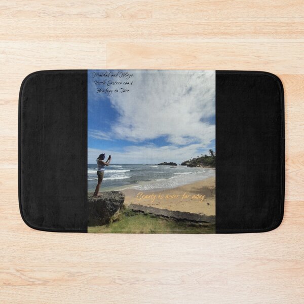 Item preview, Trinidad and Tobago North Eastern coast greeting card and posters designed and sold by Pugnaciousprint.