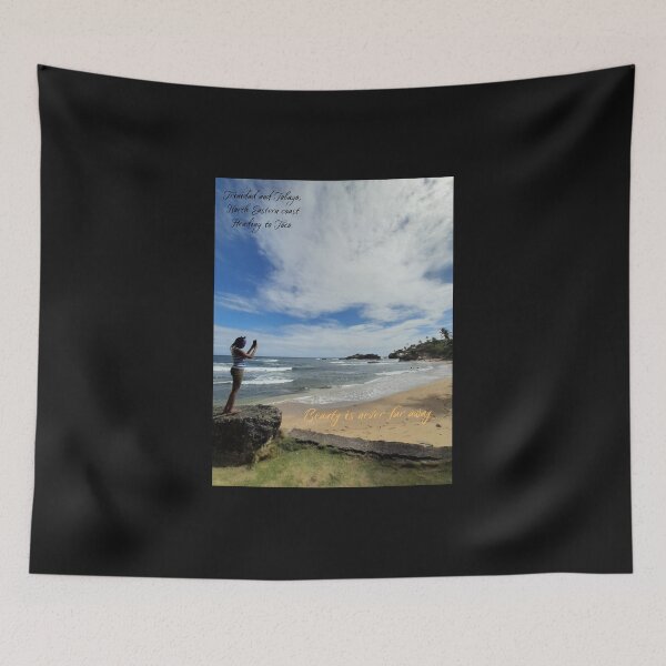 Item preview, Trinidad and Tobago North Eastern coast greeting card and posters designed and sold by Pugnaciousprint.