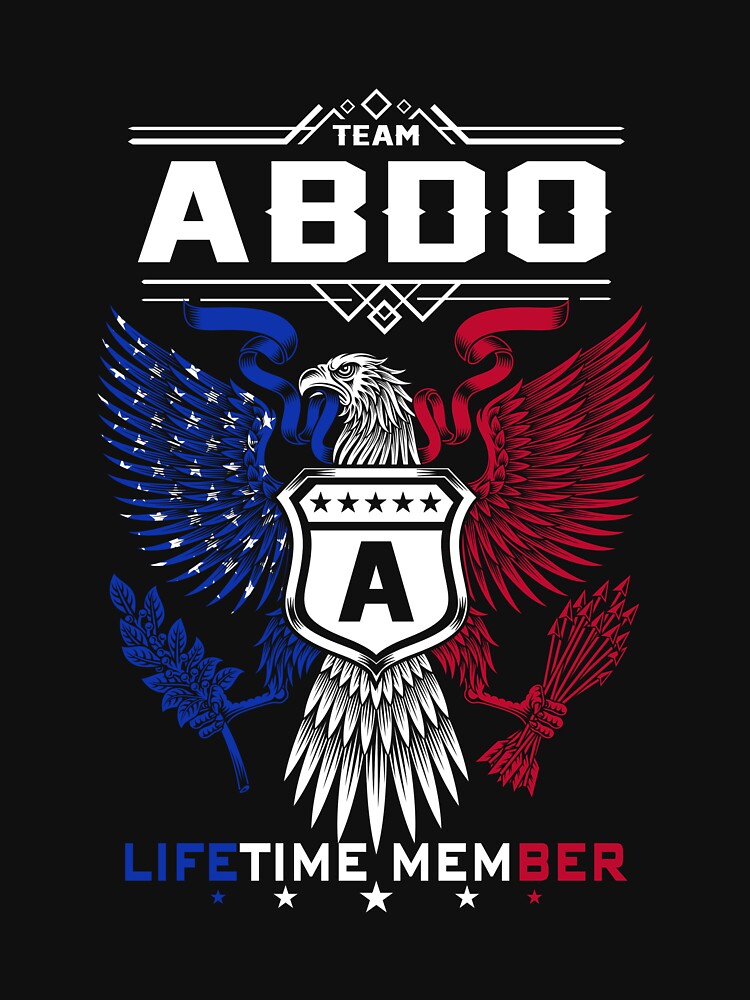 Abdo Name T Shirt Abdo Eagle Lifetime Member Gift Item Tee