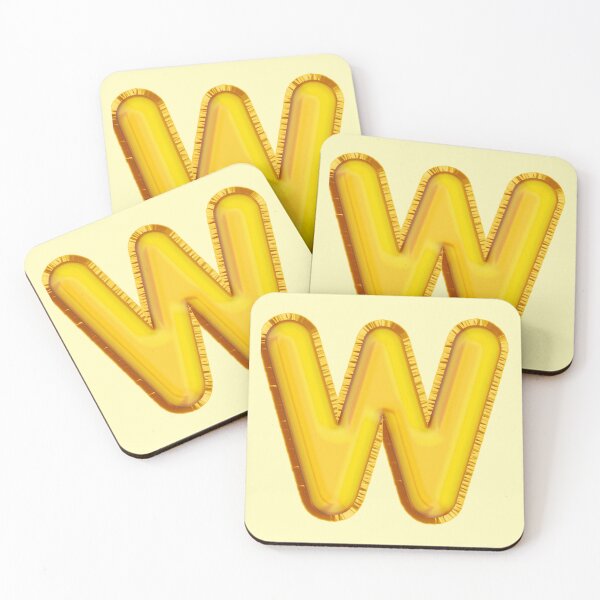Item preview, Golden Balloon Alphabet latter W designed and sold by TheBrotherHouse.
