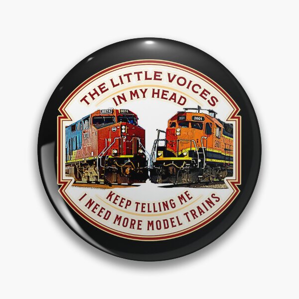 Item preview, The Little Voices in My Head - I Need More Model Trains designed and sold by TheTrainRoom.