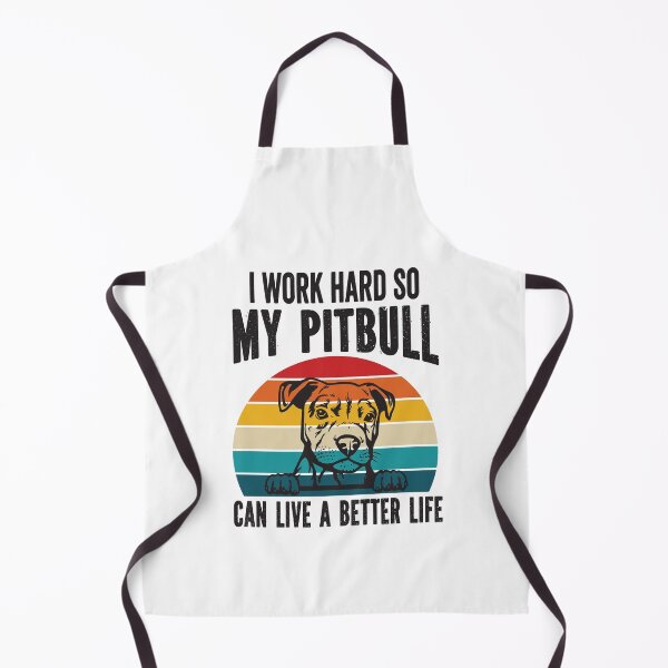 Item preview, I Work Hard So My Pitbull Can Live A Better Life designed and sold by BuxomBabe21.