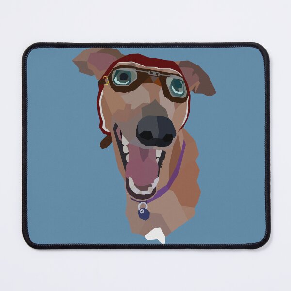 Item preview, Low Poly Greyhound Rescue Pilot designed and sold by SpitfireLew.