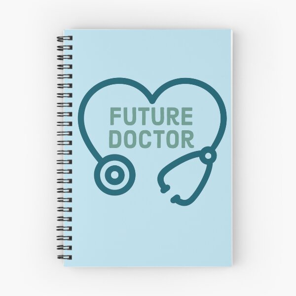 Item preview, Future Doctor Design for Kids, Baby and Medical Students - Heart Stethoscope Green and Blue designed and sold by SteamParliament.