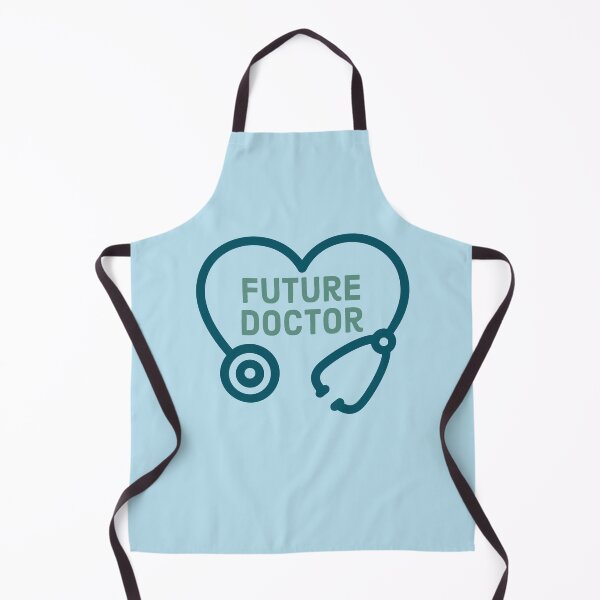 Item preview, Future Doctor Design for Kids, Baby and Medical Students - Heart Stethoscope Green and Blue designed and sold by SteamParliament.