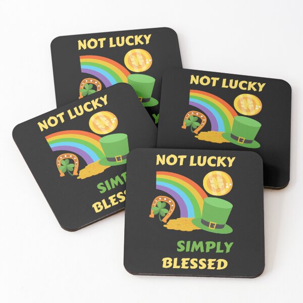 Item preview, Not Lucky Simply Blessed designed and sold by BhavyaBathla.