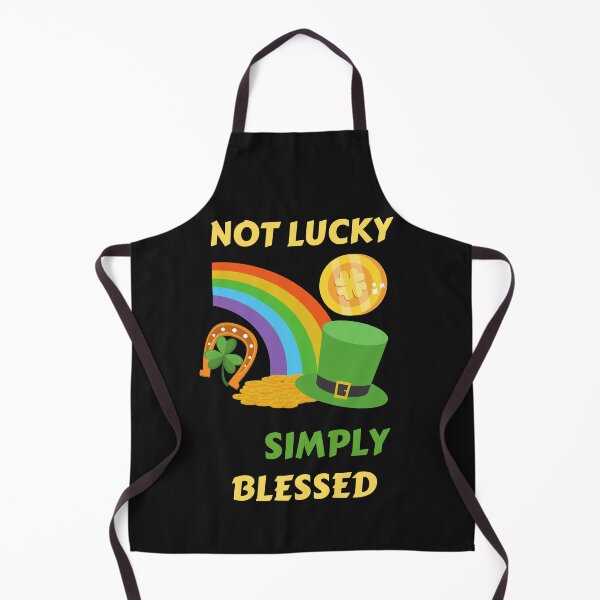 Item preview, Not Lucky Simply Blessed designed and sold by BhavyaBathla.