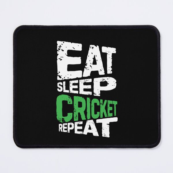 Item preview, eat sleep cricket repeat designed and sold by Grafik0.