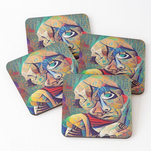 Item preview, Abstract Modern Art - Boy - Face - Cubist - Cubism designed and sold by CattlettArt.