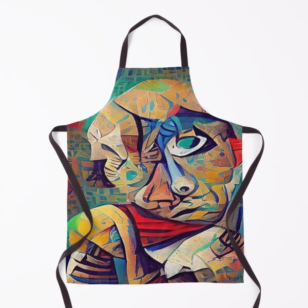 Item preview, Abstract Modern Art - Boy - Face - Cubist - Cubism designed and sold by CattlettArt.