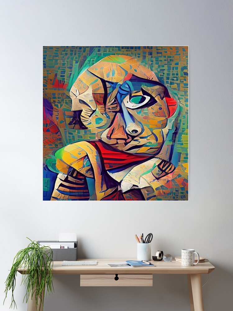 THE POSTER CLUB ポスター ABSTRACT Cubism
