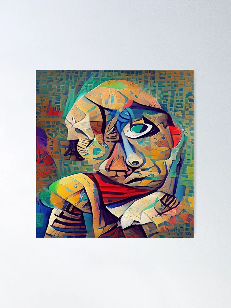 THE POSTER CLUB ポスター ABSTRACT Cubism
